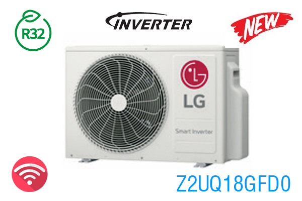 Điều hòa multi 1 nóng 2 lạnh LG 18000BTU Z2UQ18GFD0