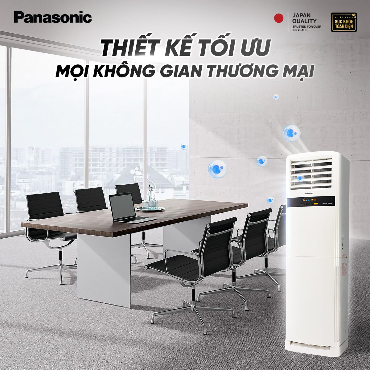 Điều Hoà Tủ Đứng Inverter Panasonic – Giải Pháp Làm Mát Tối Ưu Cho Mọi Không Gian Thương Mại