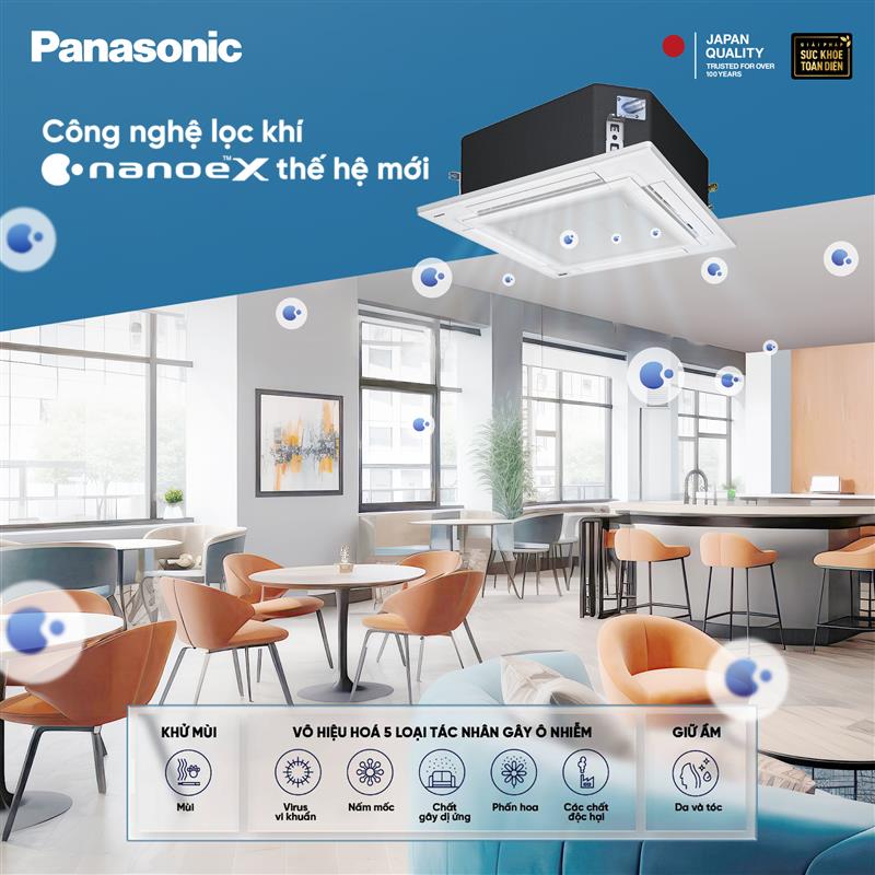 Nanoe™ X Panasonic – Chủ Động Ức Chế Virus, Nâng Tầm Trải Nghiệm Khách Hàng Trong Không Gian Thương Mại