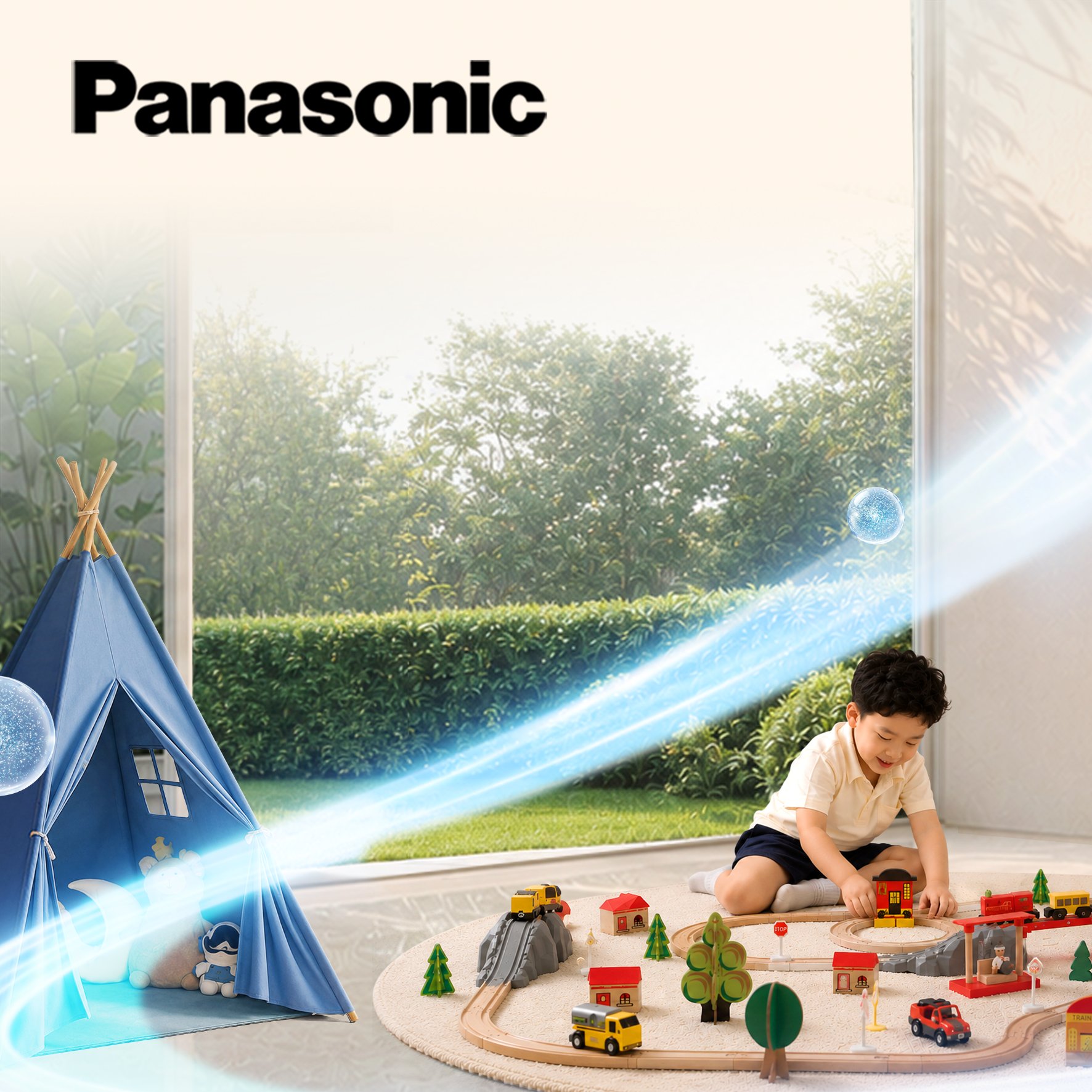 Để Nhà Trở Thành Sân Chơi Mùa Hè Trong Lành Cho Con Với Điều Hòa Panasonic Công Nghệ nanoe™